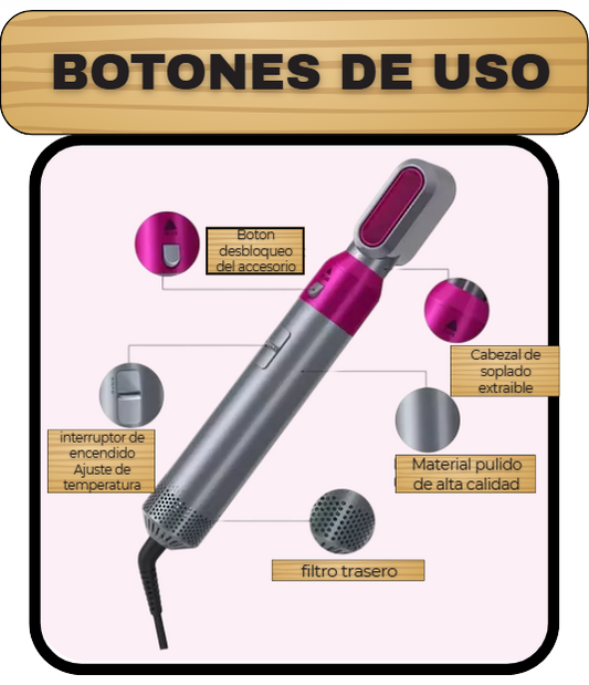 Secador 5 en 1 StyleMaster® + Mini masajeador