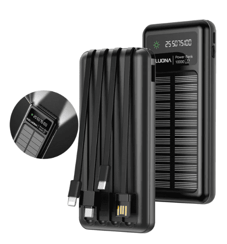 Power Bank 10000mAh 4 Cables